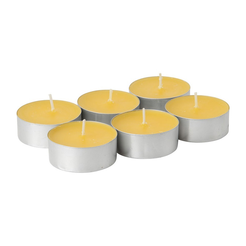 Citronella maxilichten - 6 stuks