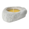 Citronella kaars stone - 10x4 cm 