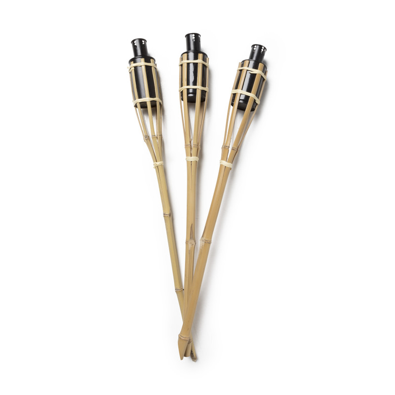 Bamboe tuinfakkels - set van 3