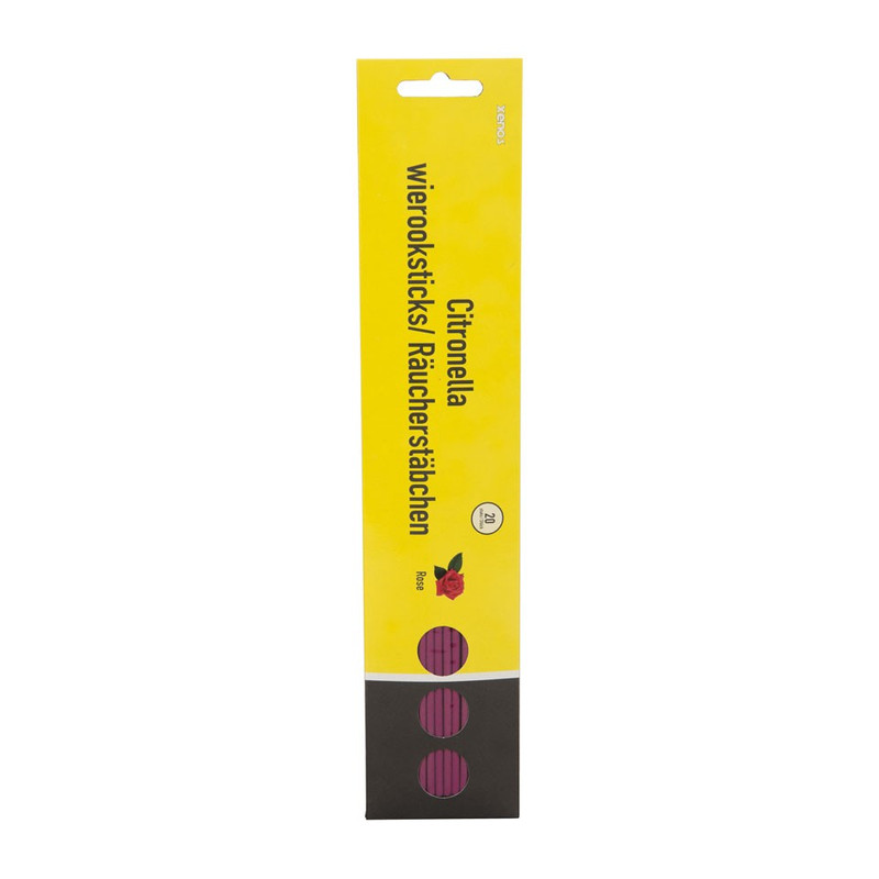 Citronella wierook sticks rose klein
