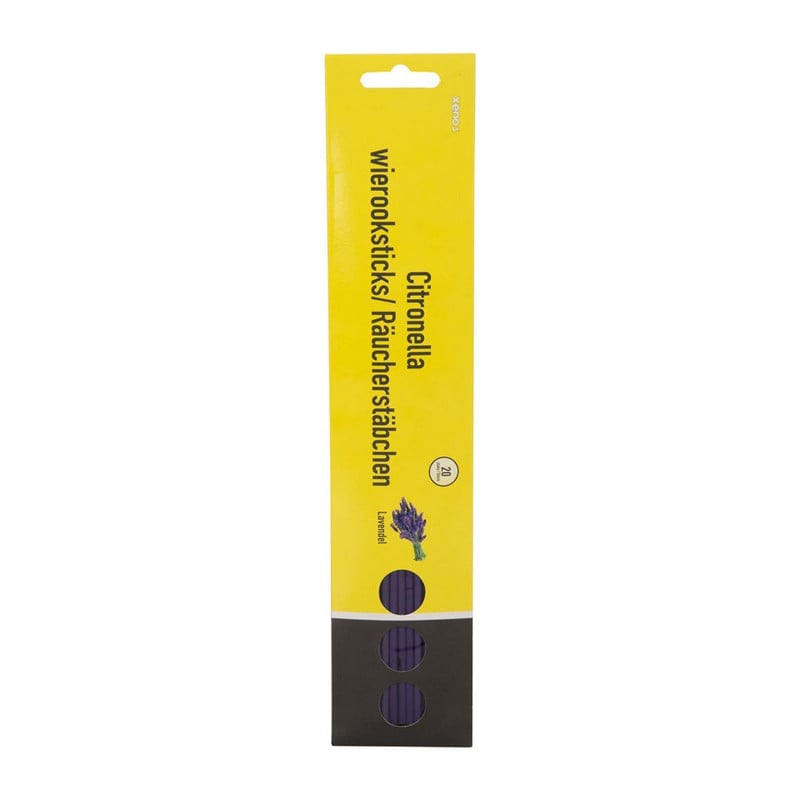 Citronella wierook sticks lavendel klein