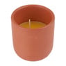 Citronella kaars terracotta - ø8x8 cm 