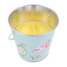 Citronella kaars in emmer - ø11x10 cm 