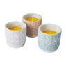 Citronella kaars in beton pot - diverse kleuren - ø11x11 cm