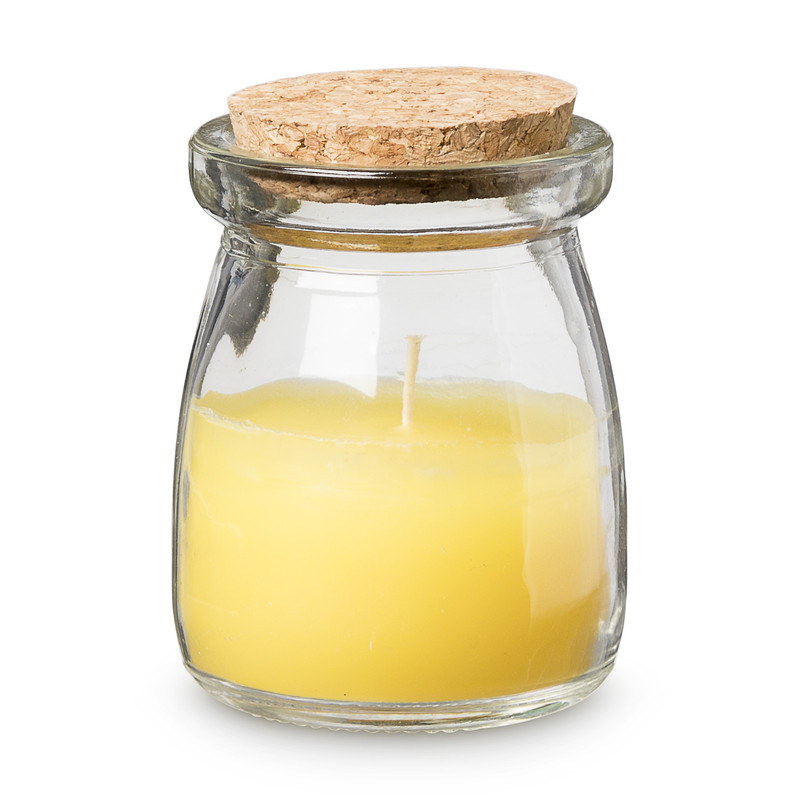 Citronella kaars in glas - set van 3
