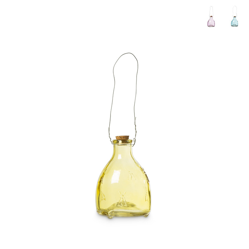 Wespenvanger glas - diverse kleuren - ⌀10x13 cm 