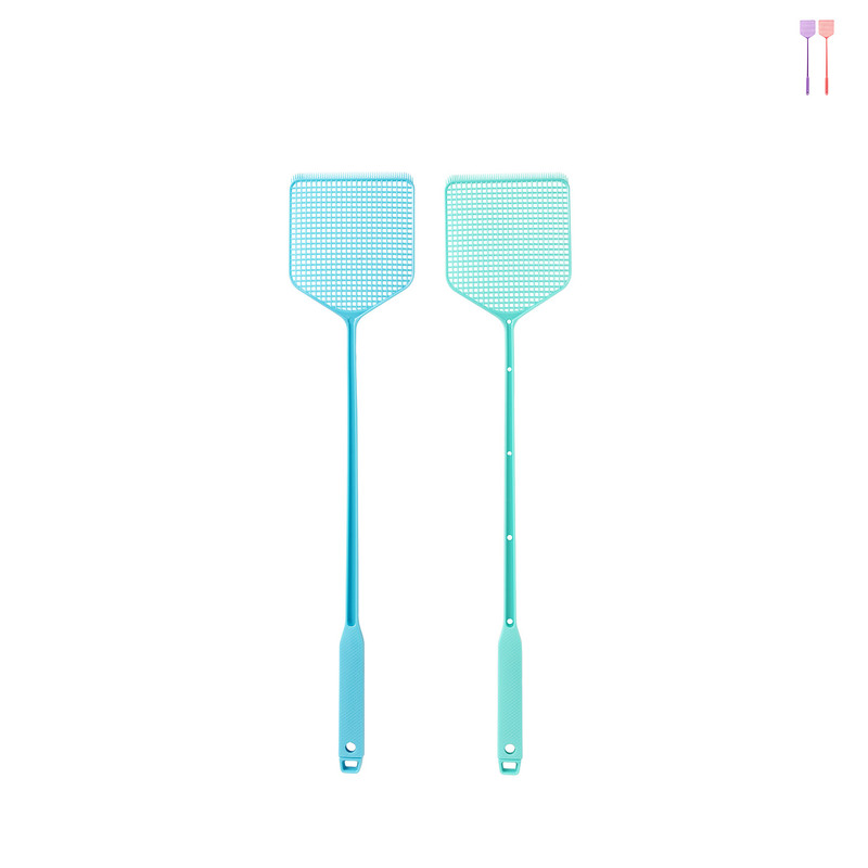 Vliegenmepper lang - 66 cm - set van 2