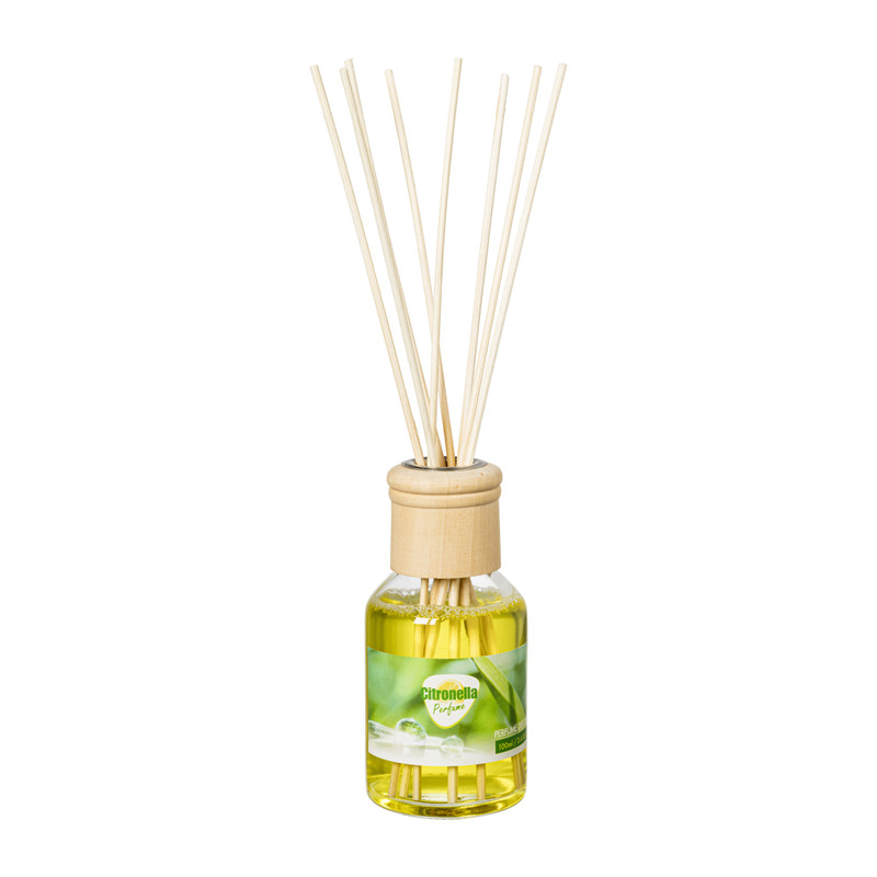 Citronella geursticks in fles - geurstokjes - 100 ml