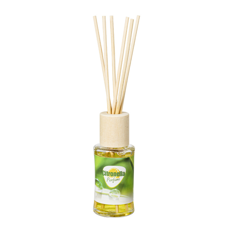 Citronella geursticks in fles - geurstokjes - 30 ml