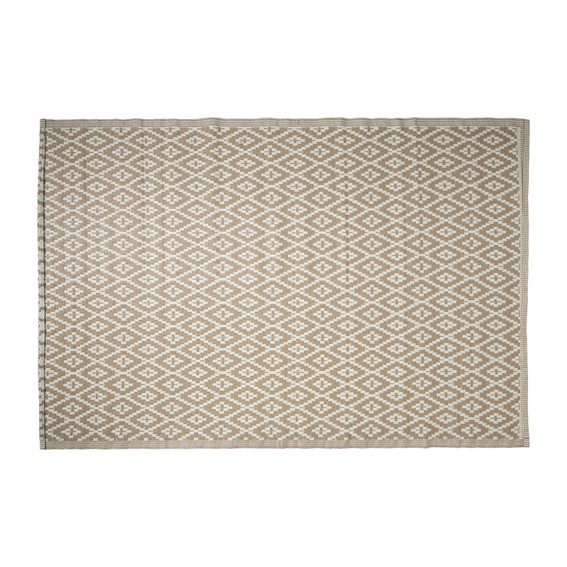 Buitenkleed azteken - beige - 200x300 cm