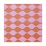 Buitenkleed flow - rood/roze - 120x180 cm