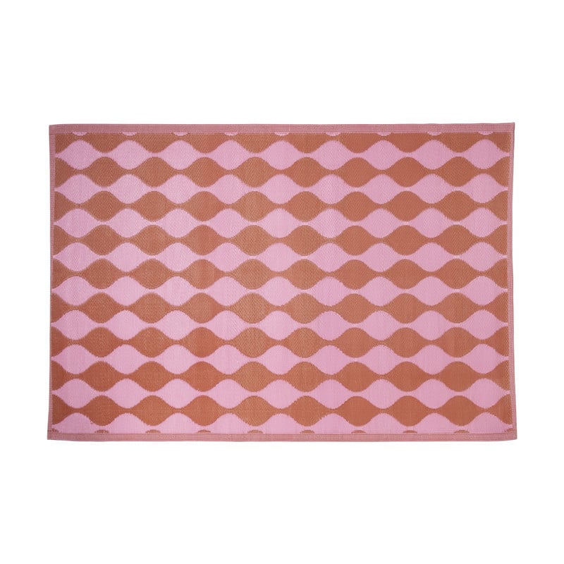 Buitenkleed flow - rood/roze - 200x300 cm