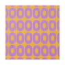 Buitenkleed rondo - paars/oranje - 120x180 cm