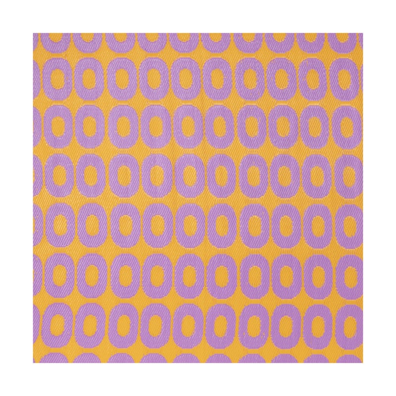 Buitenkleed rondo - paars/oranje - 160x230 cm