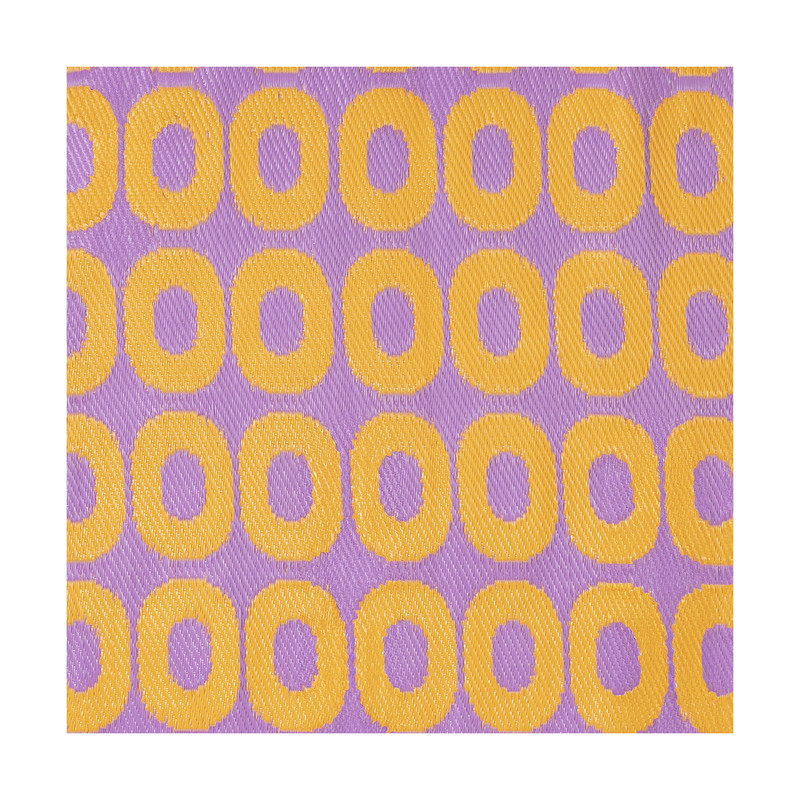 Buitenkleed rondo - paars/oranje - ø150 cm