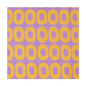 Buitenkleed rondo - paars/oranje - ø150 cm