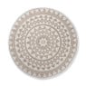 Buitenkleed mandala - beige/wit - 150 cm