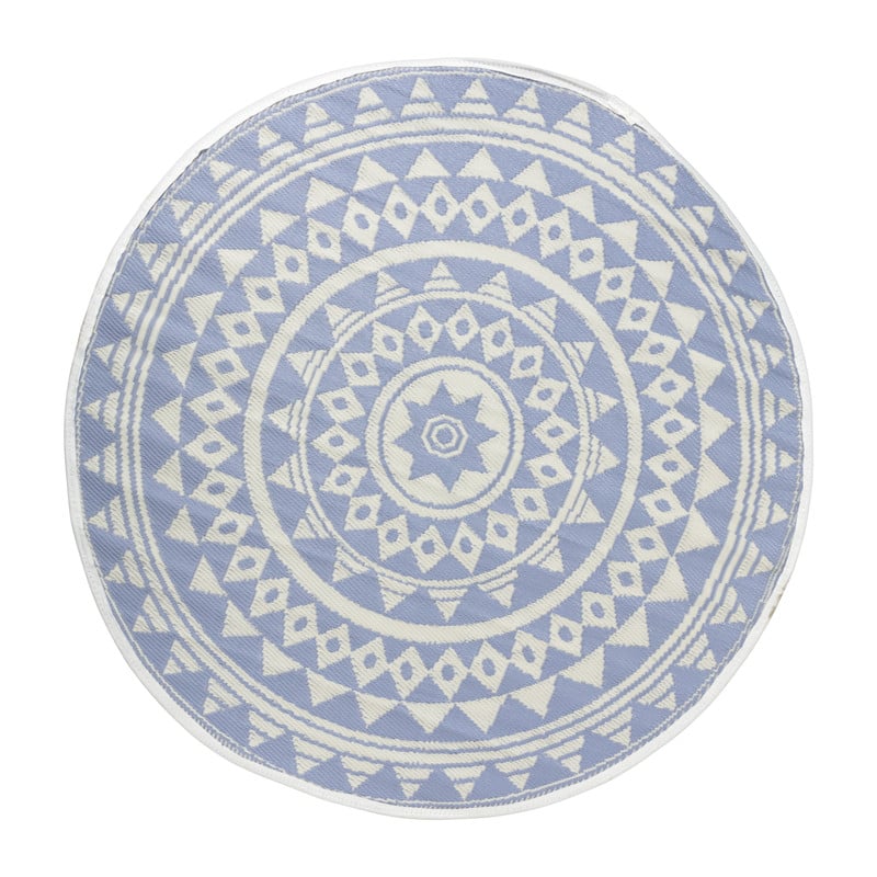Buitenkleed mandala - lila - 150 cm 
