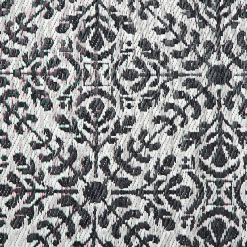 Buitenkleed ethnic - zwart - 160x230 cm