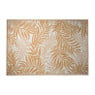 Buitenkleed leaves - geel - 160x230 cm