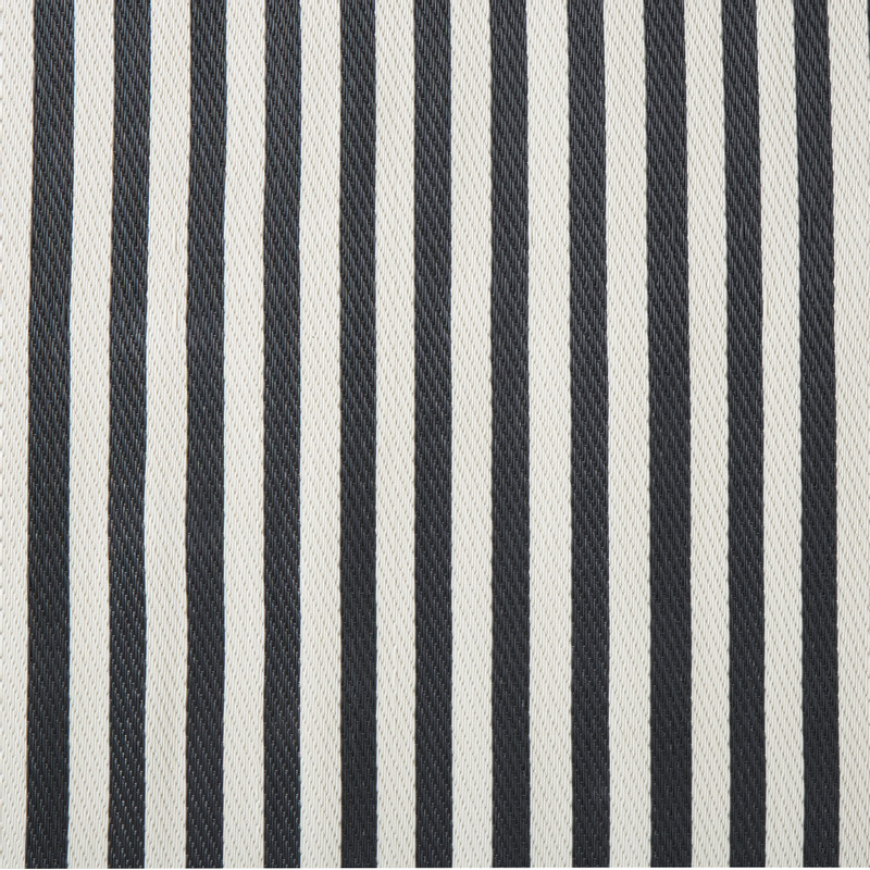 Buitenkleed streep - zwart/wit - 160x230 cm