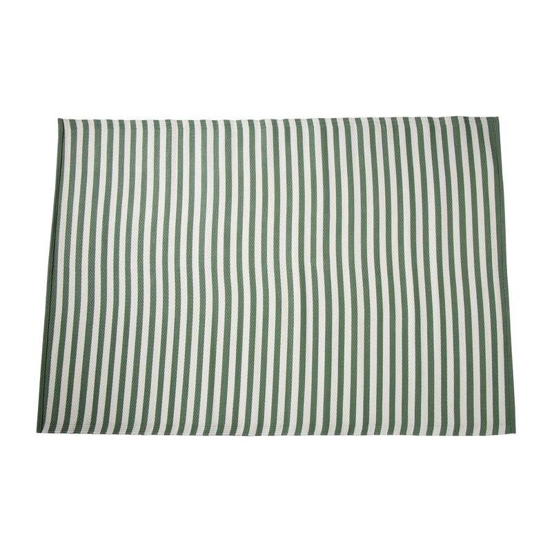 Buitenkleed streep - groen - 160x230 cm