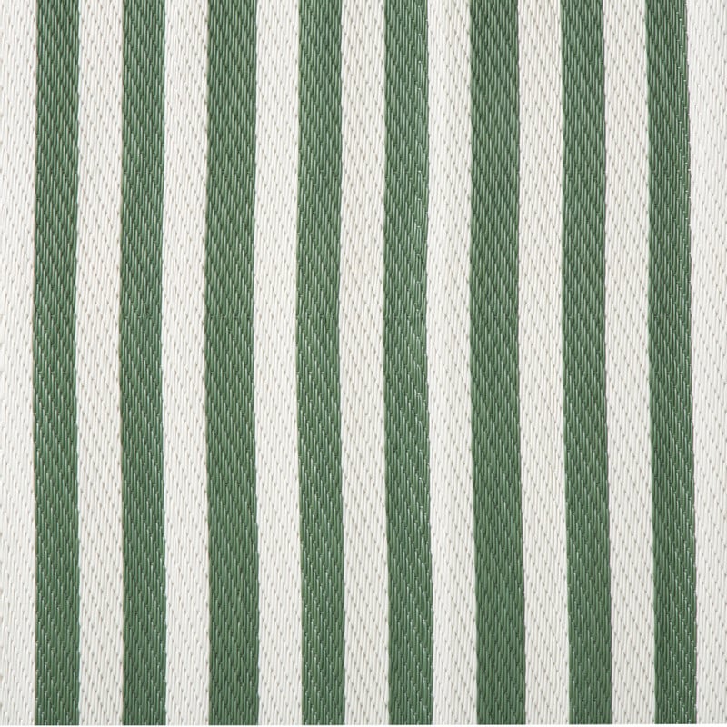 Buitenkleed streep - groen - ø150 cm