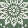 Buitenkleed bloem - groen - ø150 cm