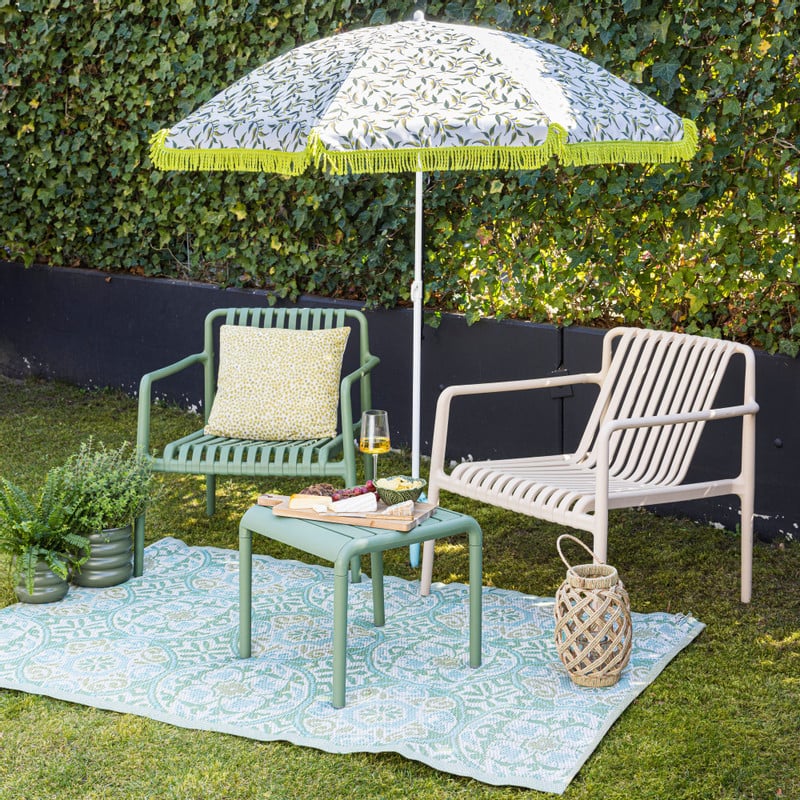 Balkon parasol olives - multikleur - 160x180x180 cm