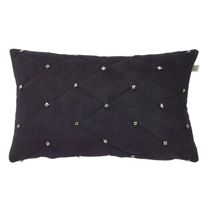 Dutch Decor sierkussen Esula - zwart - 30x50 cm 