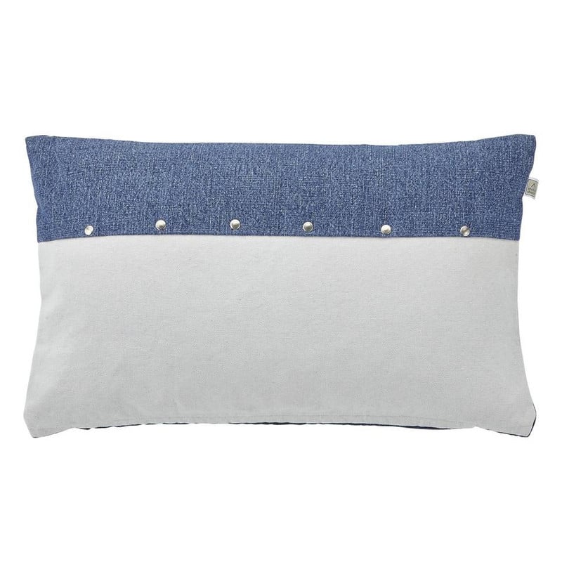 Dutch Decor sierkussen Avena - blauw - 30x50 cm