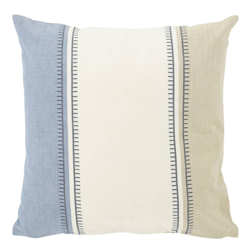 Dutch Decor sierkussen Demetro - denim - 45x45 cm