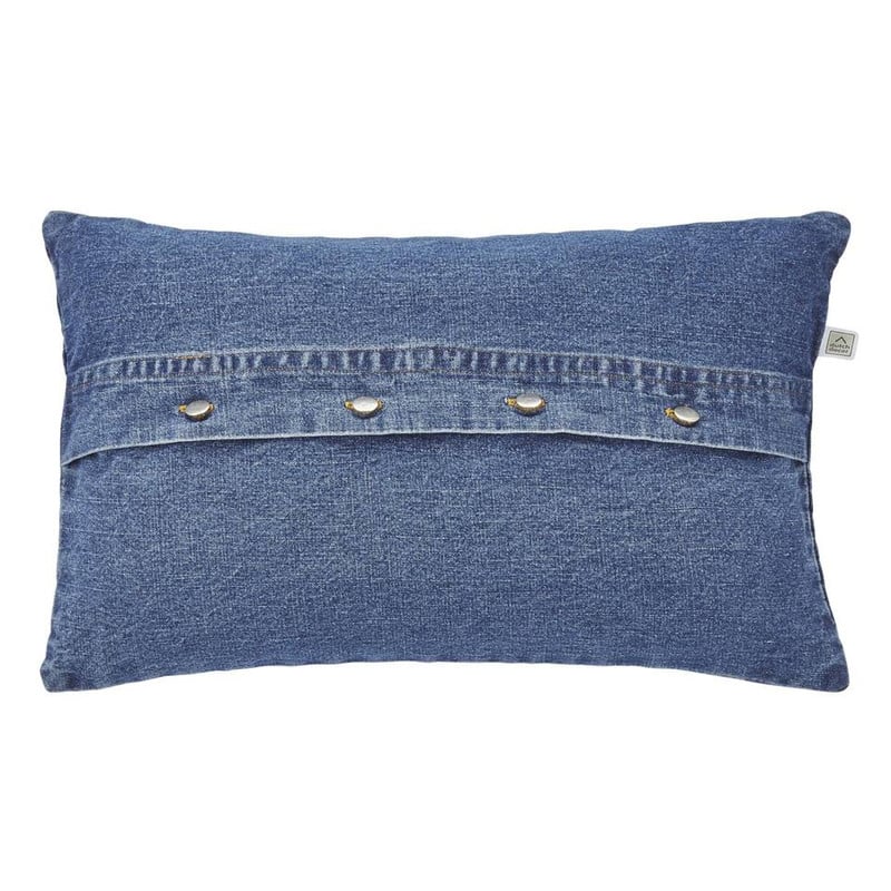 Dutch Decor sierkussen Iggy - blauw - 30x50 cm