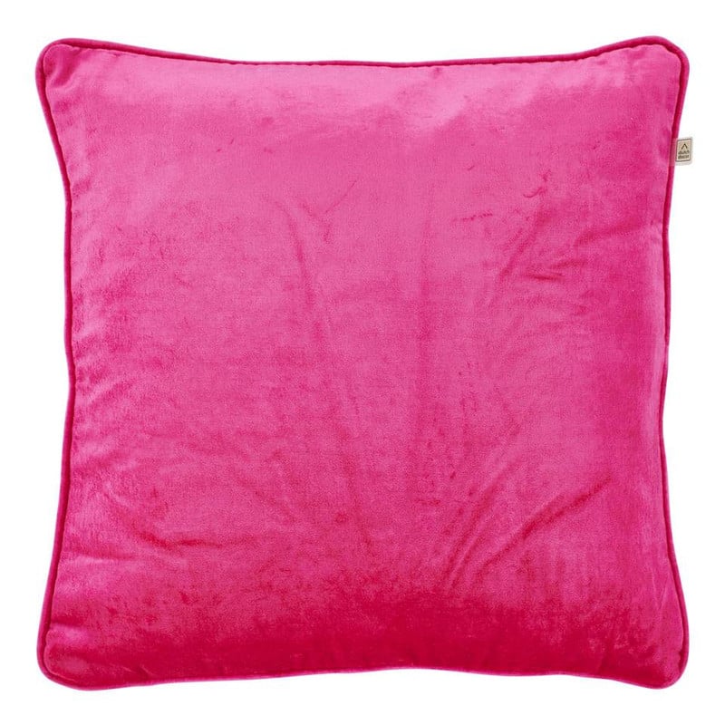 Dutch Decor sierkussen fluweel - fuchsia - 45x45 cm