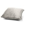 Dutch Decor sierkussen fluweel - licht grijs - 45x45 cm