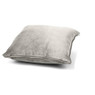 Dutch Decor sierkussen fluweel - licht grijs - 45x45 cm