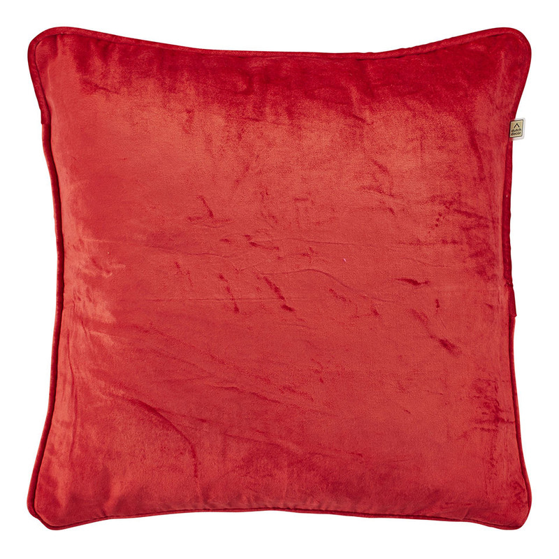 Dutch Decor sierkussen fluweel - rood - 45x45 cm