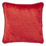 Dutch Decor sierkussen fluweel - rood - 45x45 cm