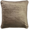 Dutch Decor sierkussen fluweel - taupe - 45x45 cm