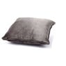 Dutch Decor sierkussen fluweel - taupe - 45x45 cm