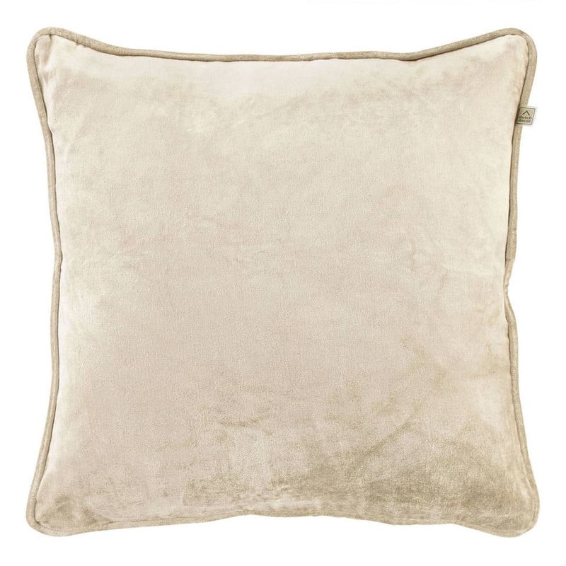 Dutch Decor sierkussen fluweel - zand - 45x45 cm