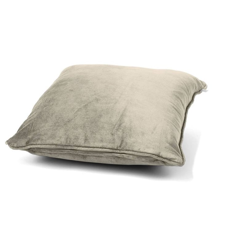Dutch Decor sierkussen fluweel - zand - 45x45 cm