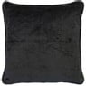 Dutch Decor sierkussen fluweel - zwart - 45x45 cm