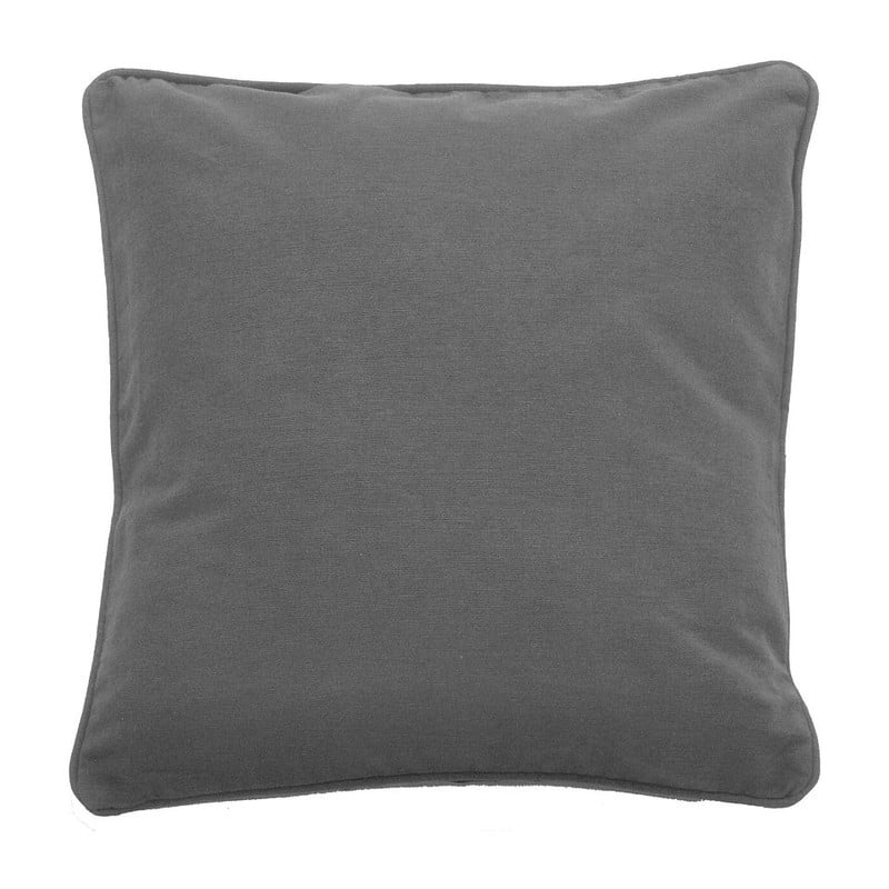 Dutch Decor sierkussen Java - donker grijs - 50x50 cm