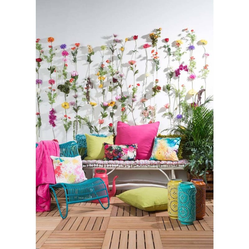 Dutch Decor sierkussen Java XL - fuchsia - 70x70 cm