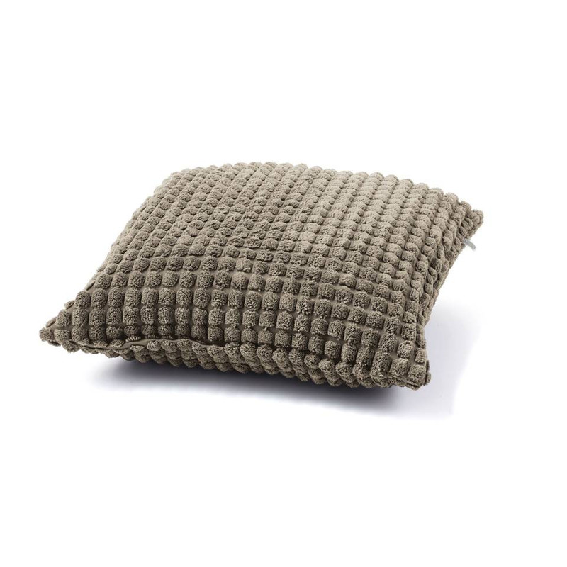 Dutch Decor sierkussen Rome - taupe - 45x45 cm 