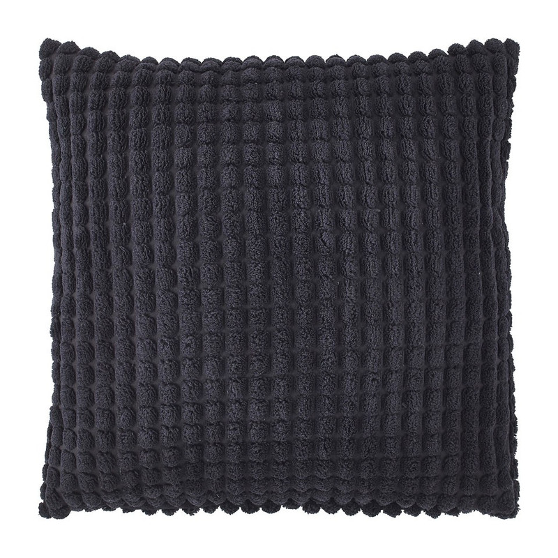 Dutch Decor sierkussen Rome XL - zwart - 70x70 cm
