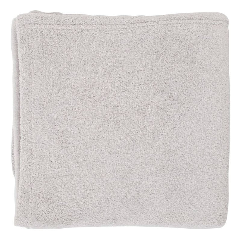 Dutch Decor plaid micro - 150x200 cm - licht grijs