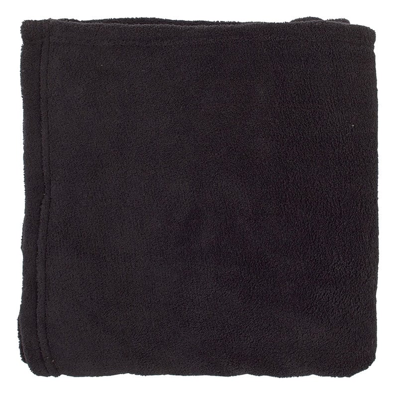 Dutch Decor plaid micro - 150x200 cm - zwart