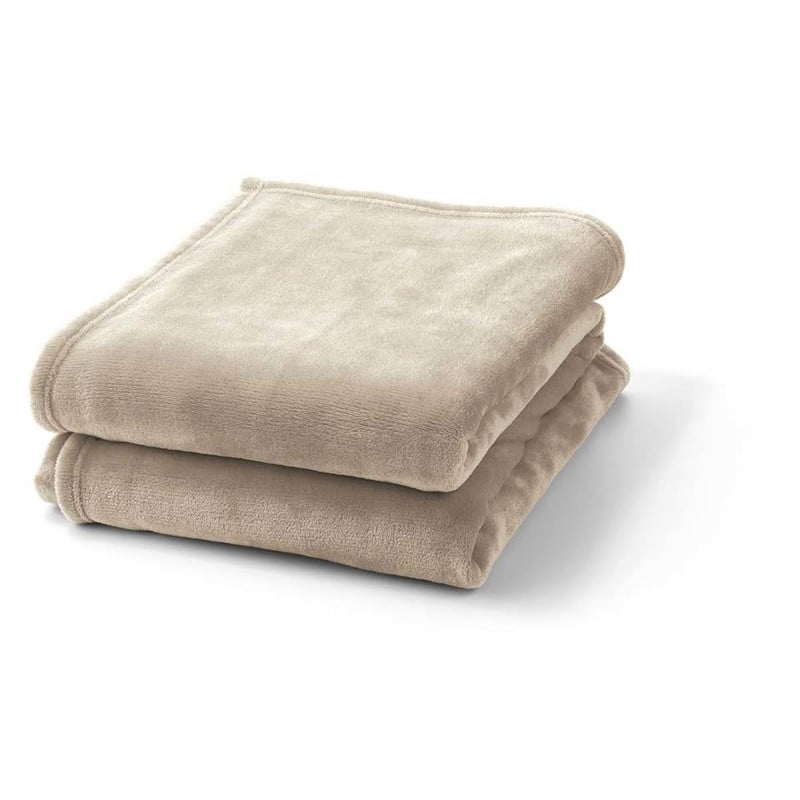 Dutch Decor plaid flanel - 150x200 cm - zand